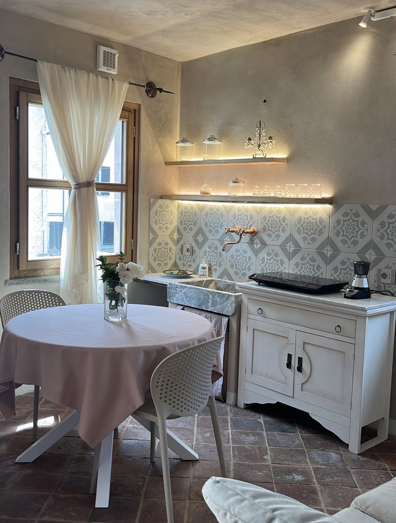 La cucina del B&B La Casa di Paolo